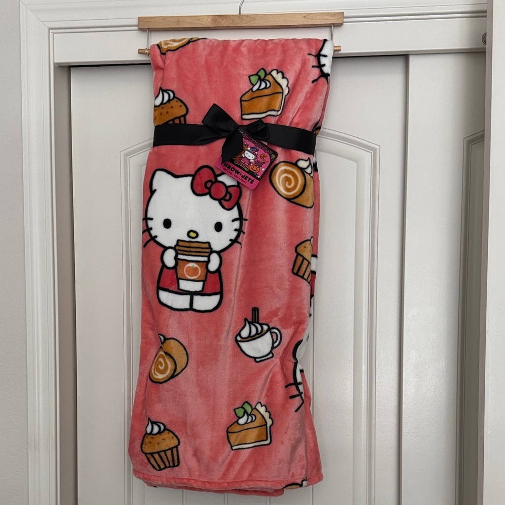 Hello Kitty pumpkin spice fall Blanket